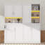 Lit simple escamotable mural simple avec armoire supérieure, supports, lit pliant peu encombrant avec éclairage et port USB-1954527316