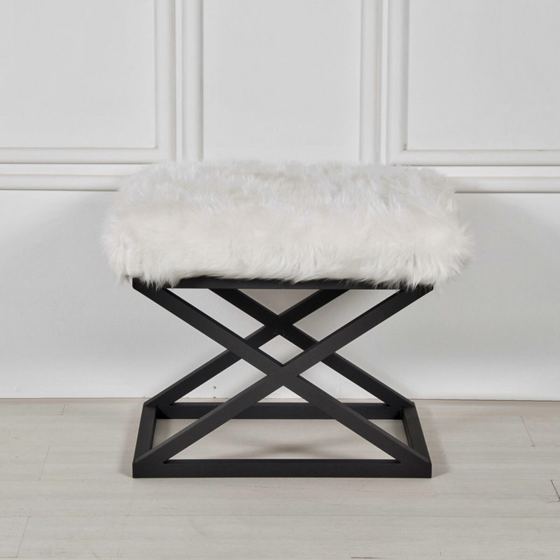 Pouf, Blanc