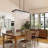 Gennep 6 - Light Unique Rectangle Chandelier with Seashell Accents