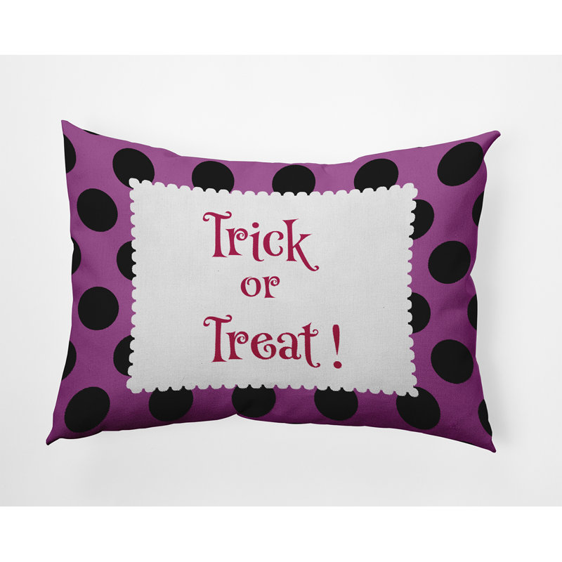 Polka Dots Reversible Throw Pillow, Orchid