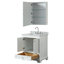 Ensemble de meuble-lavabo simple 30 "avec miroir Deborah-97689330-97689333