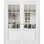 Portes françaises en verre transparent Felicia
