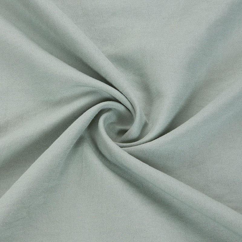 Polyester Solid Colour Sham with Pillow Shams, Green