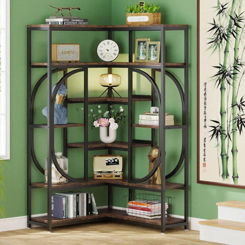 Bibliothèque avec porte et tablettes, organisateur pour salon de bureau personnel