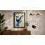 Dancing Whale Coastal 1 Piece Single Picture Frame Wall Art-136659042-136659046