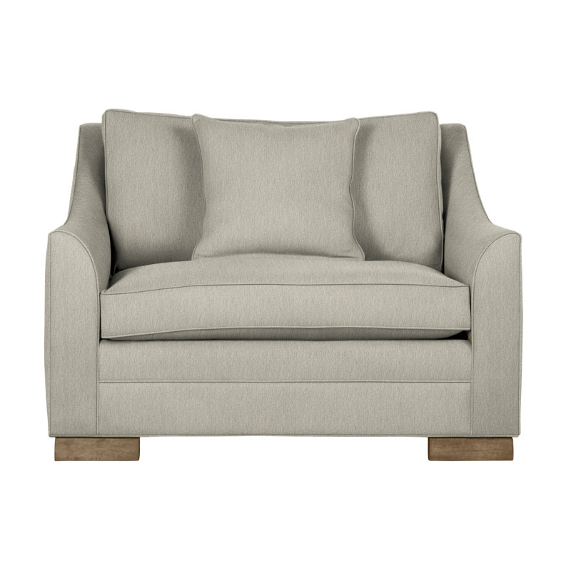 Chaise et demi 50,5 po Nicholas, Ian fumée, Hampton