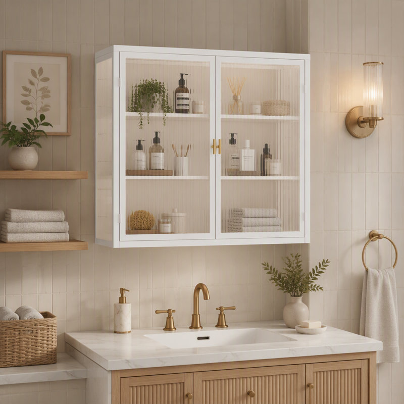 Armoire murale 27,56 po, White