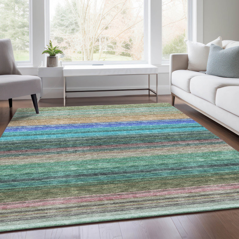 Tapis sauge de qualité supérieure Prisco, Rectangle 9 pi x 12 pi