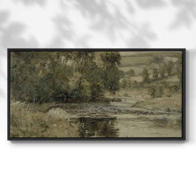Série paysage - ML III - Toile tendue avec châssis encadré - Prêt à être accroché
