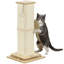 3-in-1 Cat Scratching Post, 67cm Cat Scratcher with Track Ball Toy 34*34*67 cm MDF 1 Piece Cat Scratching Post Oak Hanging Toy Ball-1520272436