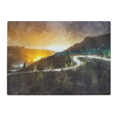 Stars over Gran Canaria in Spain Chopping Board