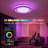 RGB Bird’S Nest LED Ceiling Light – Dimmable RGB+2700/6500K, App & Remote Control, ETL-Certified-270720958