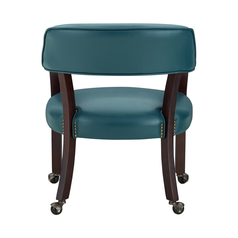 Alandria 18'' H Upholstered Dining Chair, Teal