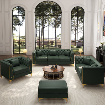 Ensemble de salon 4 pièces Chesterfield