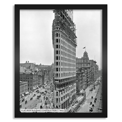 Construction d'un bâtiment plat en fer 1902