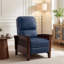 Fauteuil inclinable en cuir véritable Harber-10359276