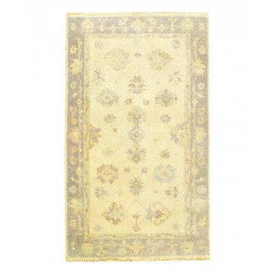 One-of-a-Kind 3' X 5'2'' Lamb's Wool Area Rug Ivory