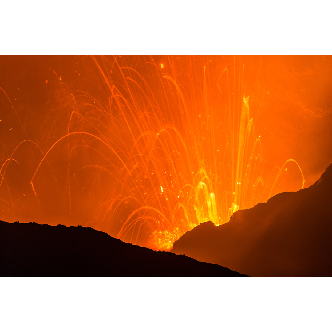 Vulkan Yasur Eruption - Kunstdrucke auf Leinwand