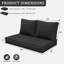 Ensemble de 3 coussins de remplacement de 5 po pour l'extérieur-852179405