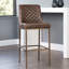 5West Upholstered Stool with Metal Frame-2139477072-2139386437