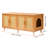 Wooden Cat Litter Box Enclosure With Hook