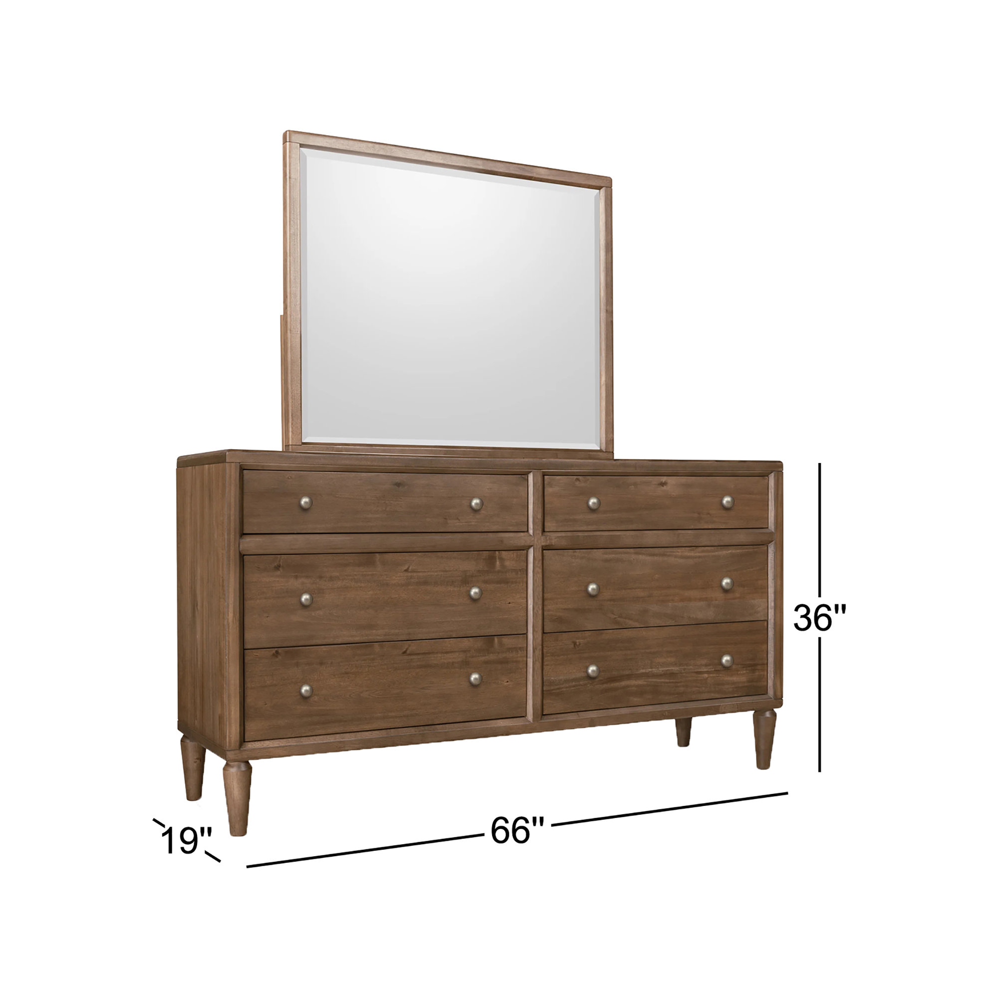 August Six-Drawer Dresser