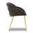 Vanwinkle Tufted Dining Chair In Java Brown