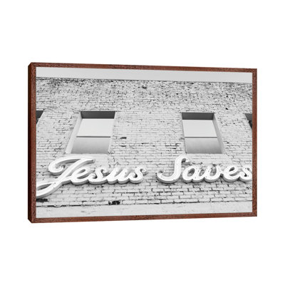 Jesus Saves II 1 Piece Wall Art on Canvas