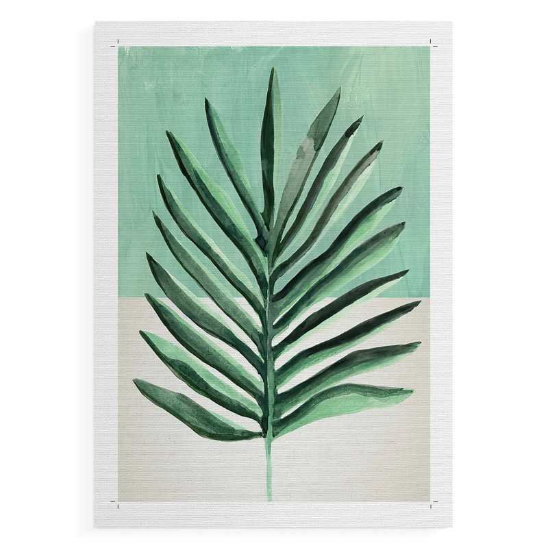 Verging Palm I - Impression sur toile seulement - NON CADRE, H 48 po x l 32 po