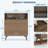 Fluted Storage Cabinet, Sideboard Buffet Cabinet with Storage & Adjustable Shelves for Living Room, Kitchen, Entryway-1065621168