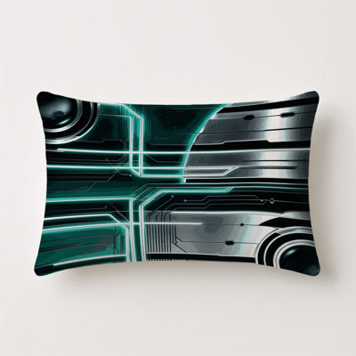 Orbit Fractals Indoor And Outdoor Throw Pillow