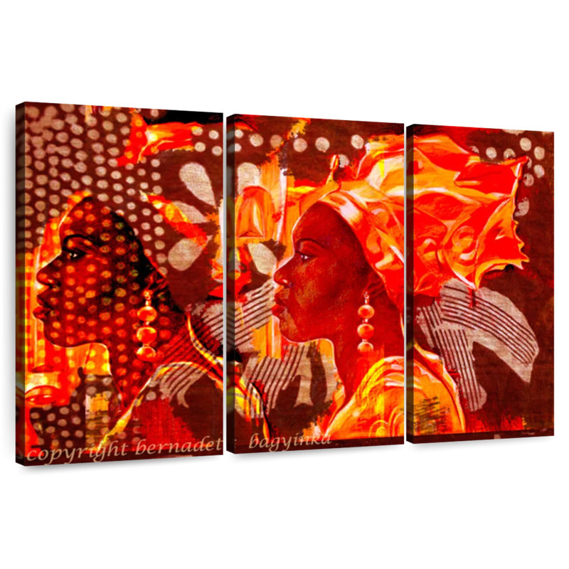 Leisha The Mask Double, 24" H x 38" W