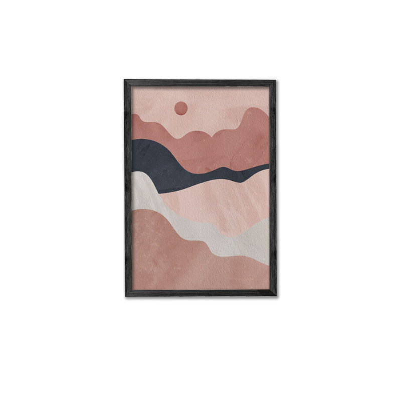 Ensemble de 3 panneaux décoratifs élégants en bois aggloméré, cadre en bois massif, 13,4 x 19,3 x 0,6 pouces | Œuvre d'art 100% MDF avec impression numérique | Parfait pour le salon, la chambre à coucher et le bureau, design élégant et moderne