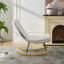 Chaise berçante Lazy, fauteuil de détente confortable à dossier large-211908773