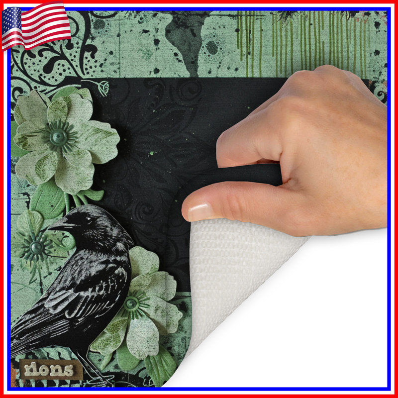 Tapis de bain oiseau, 24in W x 17in L