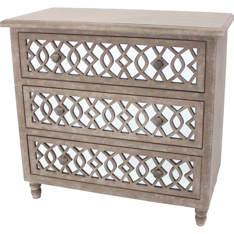 Commode d'appoint 3 tiroirs Caitlin