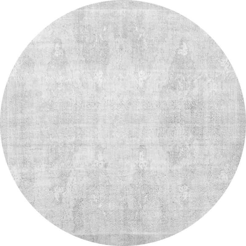 Evoy Performance Abstract Indoor Rug, Round 8'