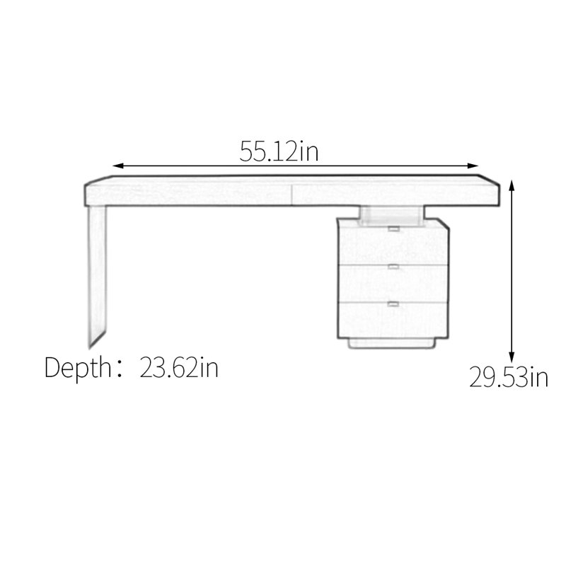 Bureau de menuiserie Stable, H 29,53 po x l 55,12 po x P 23,62 po