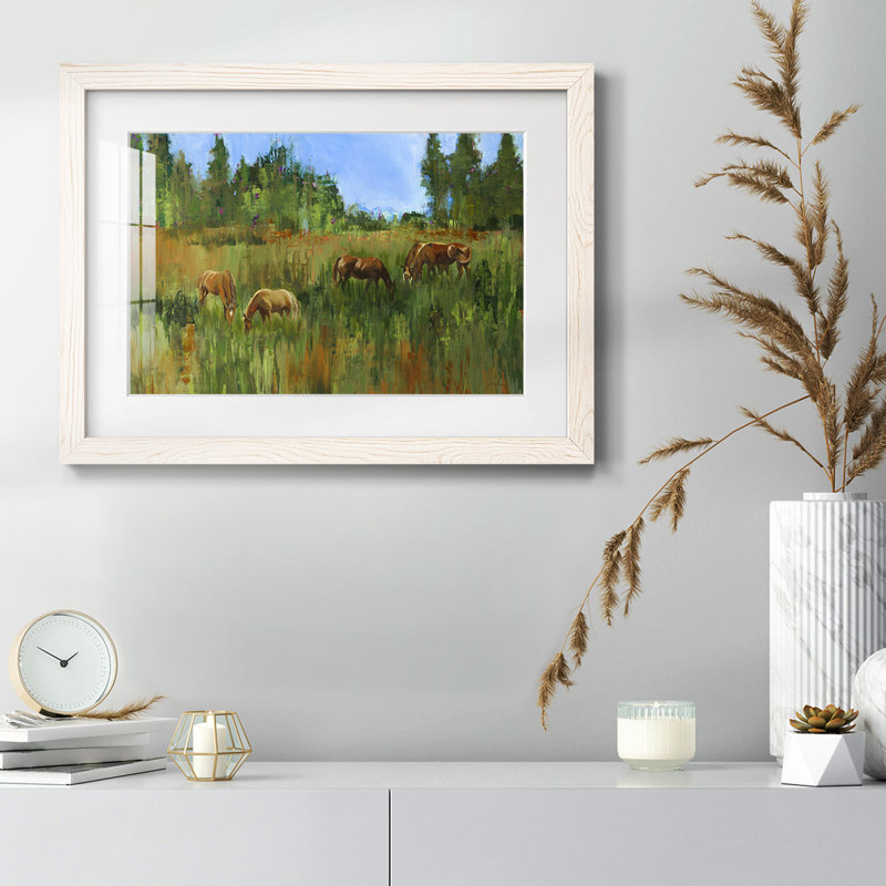 The Grass Is Always Greener, reproduction d'art encadrée, Blanc, H 26 po x l 38 po x P 1,5 po