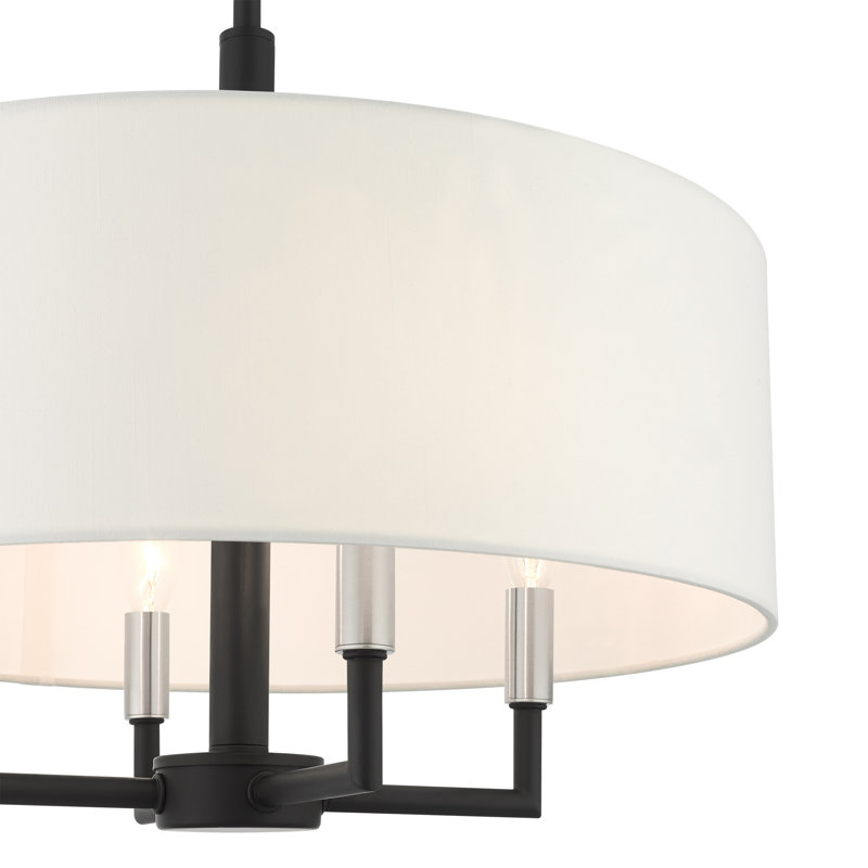 Alirah 4 - Light Shaded Pendant, Black