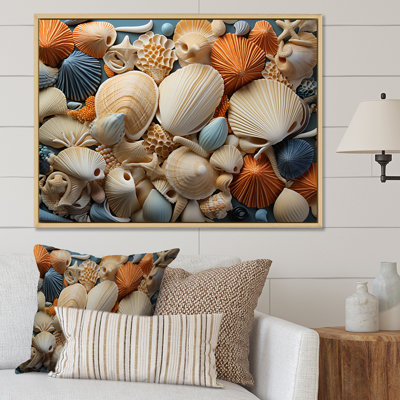 " Beach Seashell Collage "