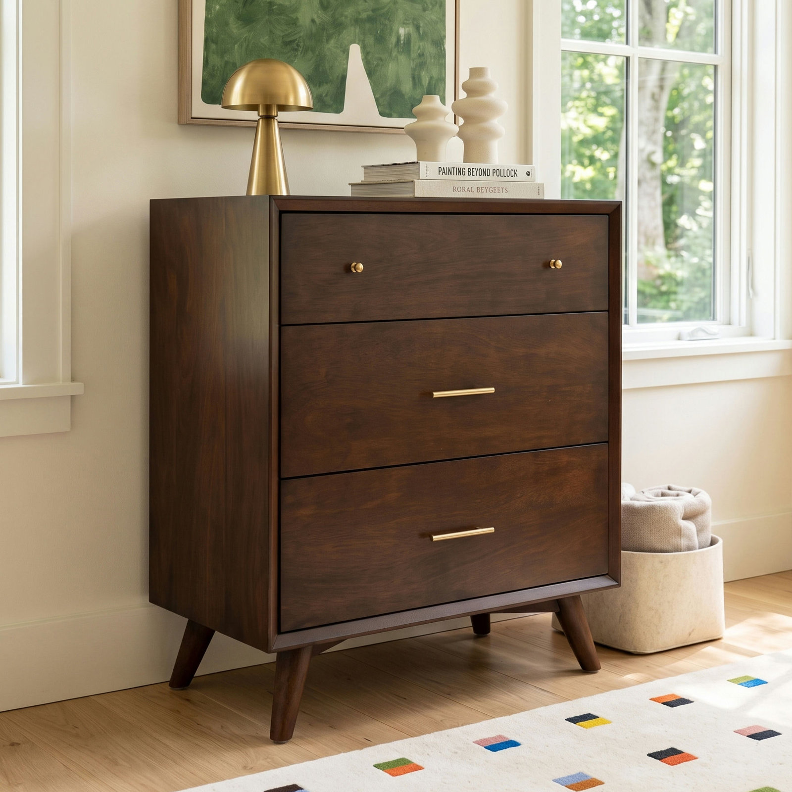Williams 3-Drawer Chest, Walnut