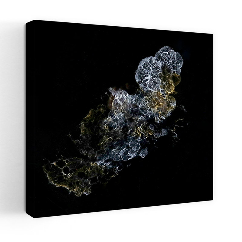 Art contemporain, art contemporain abstrait, H 18 po x l 18 po