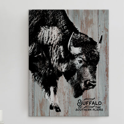 Reproduction d’art sur toile tendue Buffalo par Olivia