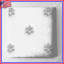 Couvre-lit matelassé argent à motif floral toutes tailles-126083413