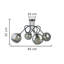 Betzie Glass Semi Flush Mount-301674287