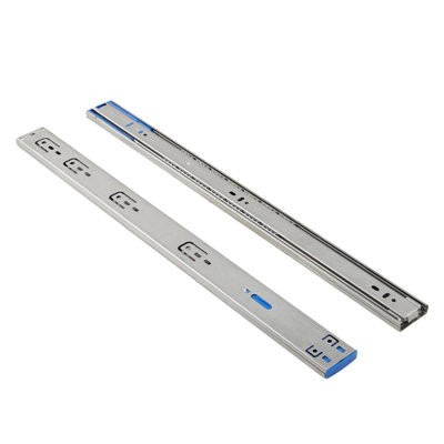 Soft-Close Heavy Duty Drawer Slides – Full Extension Stainless Steel Cabinet Runners with Ball Bearing, 100 lb Load Capacity, Rustproof Side Mount for Kitchen Bathroom Dresser – 22 inches