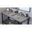 Newterra Double Bathroom Vanity Top with Sink-120786565-110136357