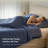 Summer Cooling Comforter, All-Season Silky Smooth Lightweight & Breathable Quilt for Hot Sleepers with Q-Max 0.45 Technology, Temperature Regulating Blue Cooling Blanket for Night Sweating Relief, Available in Twin-236543367