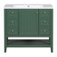 Fabrication de meuble-lavabo traditionnel 36 po avec évier en céramique et bois aggloméré Arlen-123817793